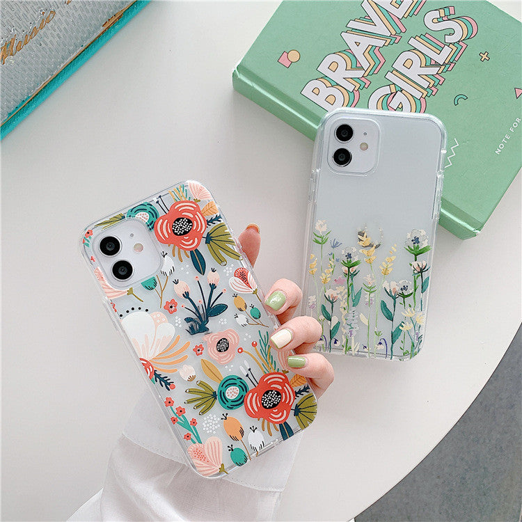 Flower Transparent Phone Case