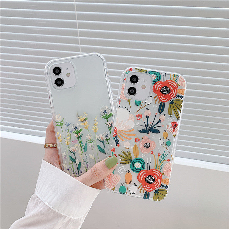 Flower Transparent Phone Case