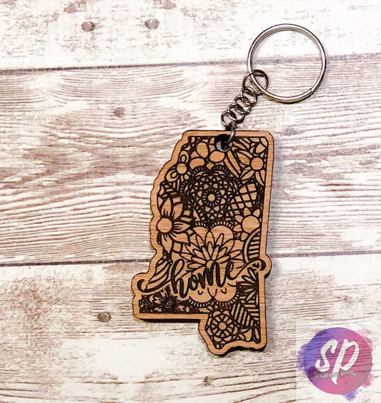 Mandala state keychain.