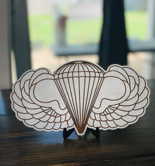 Wooden Airborne Plaque