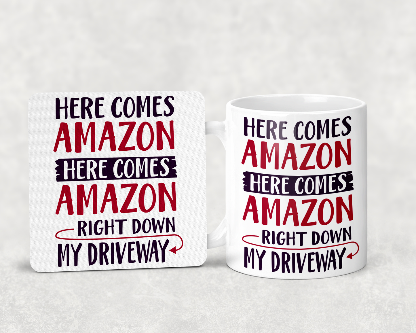 Here comes amazon 11oz mug