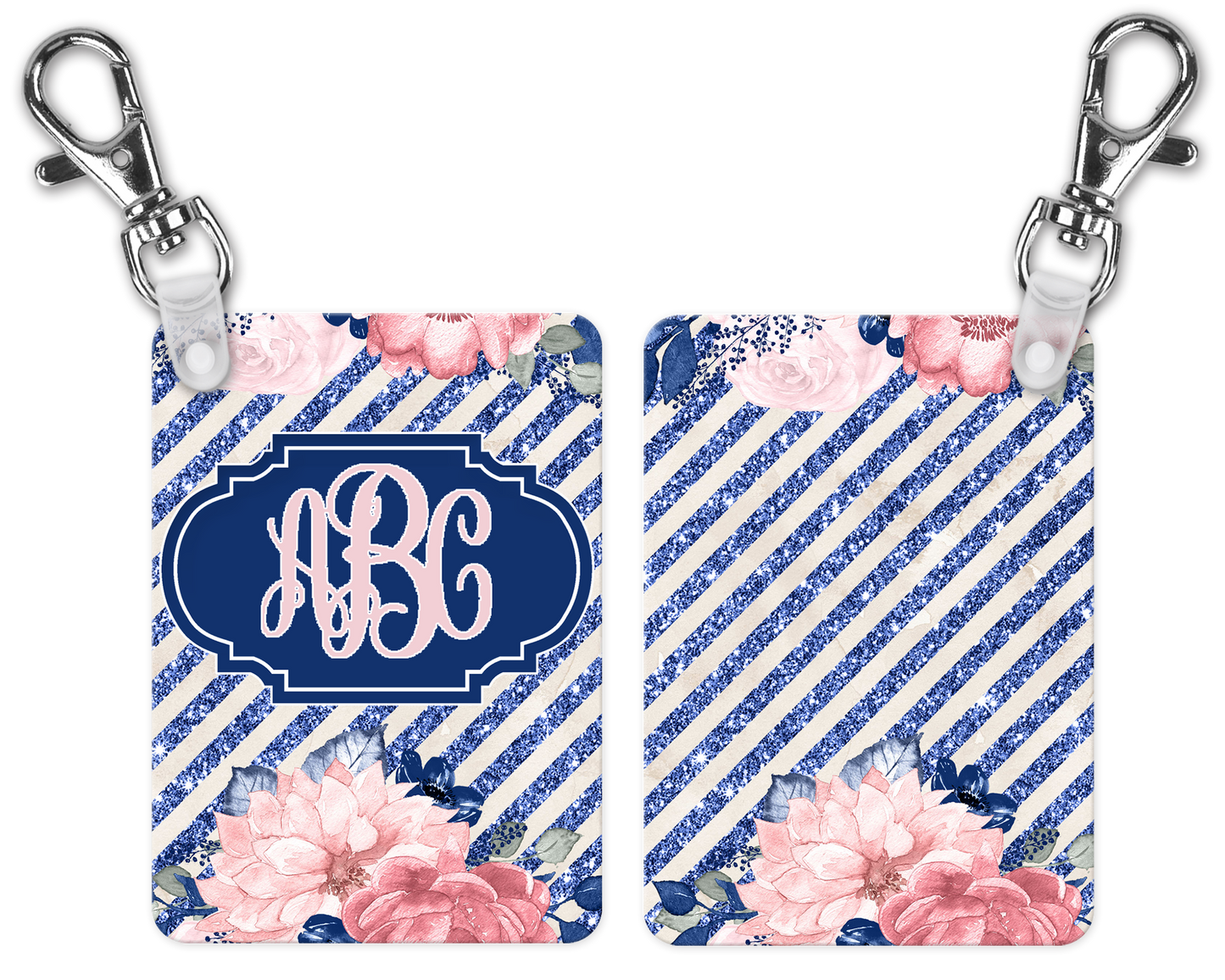 Monogram keychain