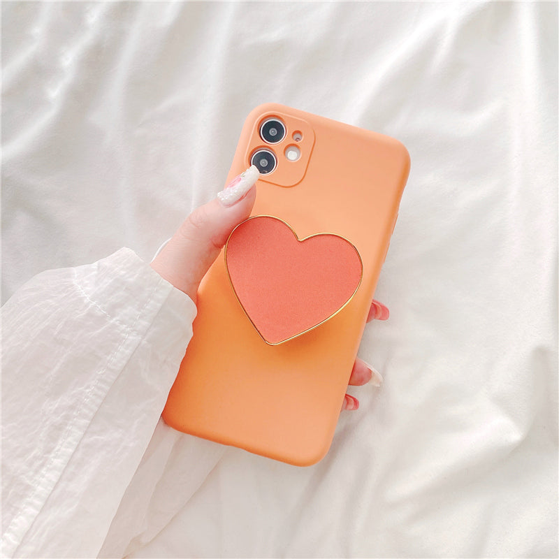 Love Bracket Liquid Silicone Soft Phone Case