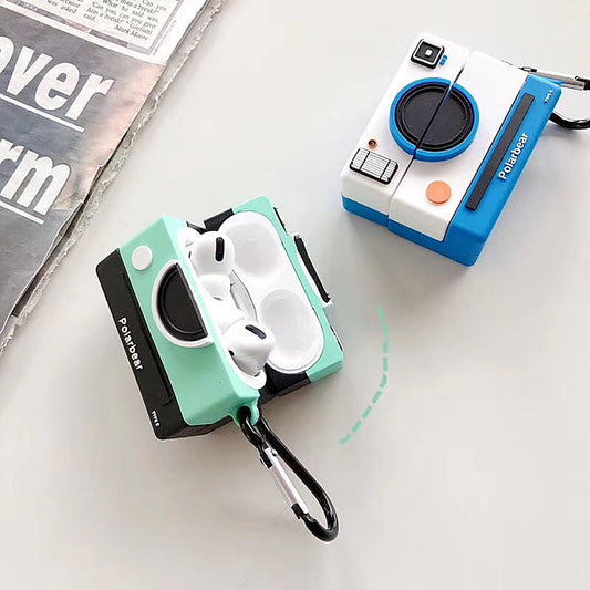 3D Cute Cartoon ins Camera Silicone Airpods Pro Case