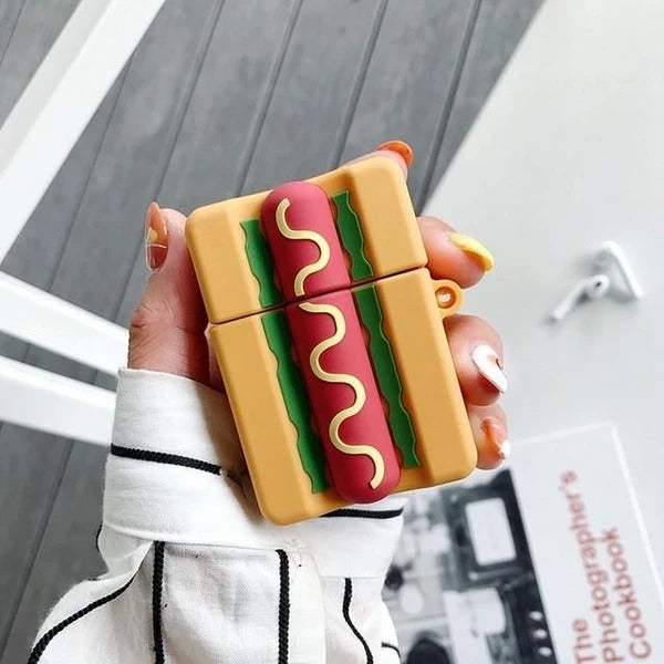 AirPods Hot Dog Silicone Case Cover