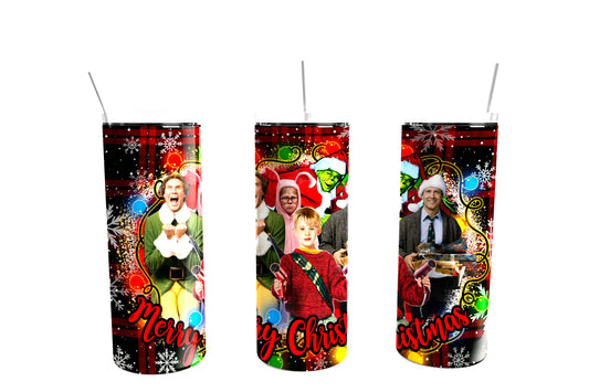 Favorite Christmas movie skinny tumbler