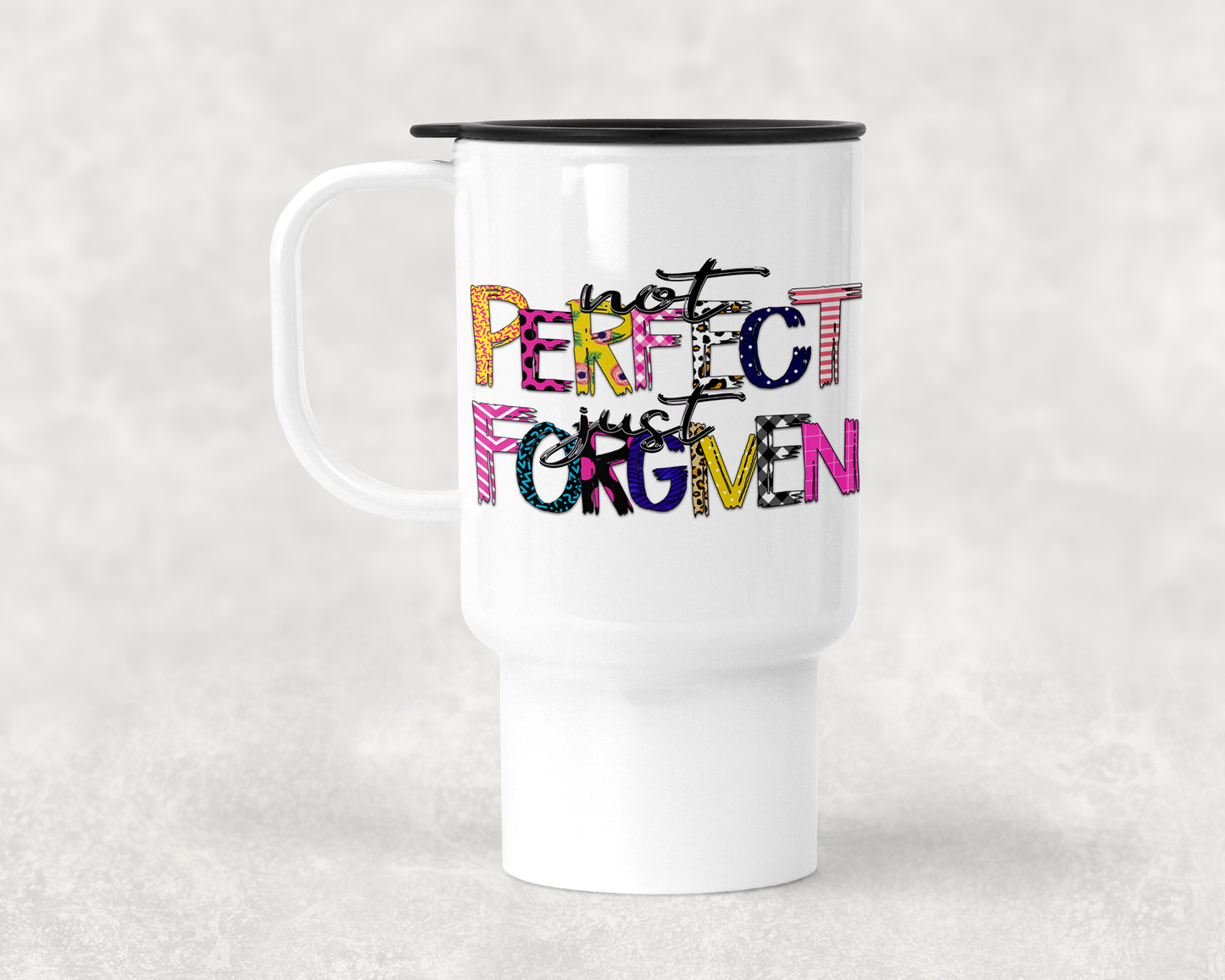 Forgiven poly mug