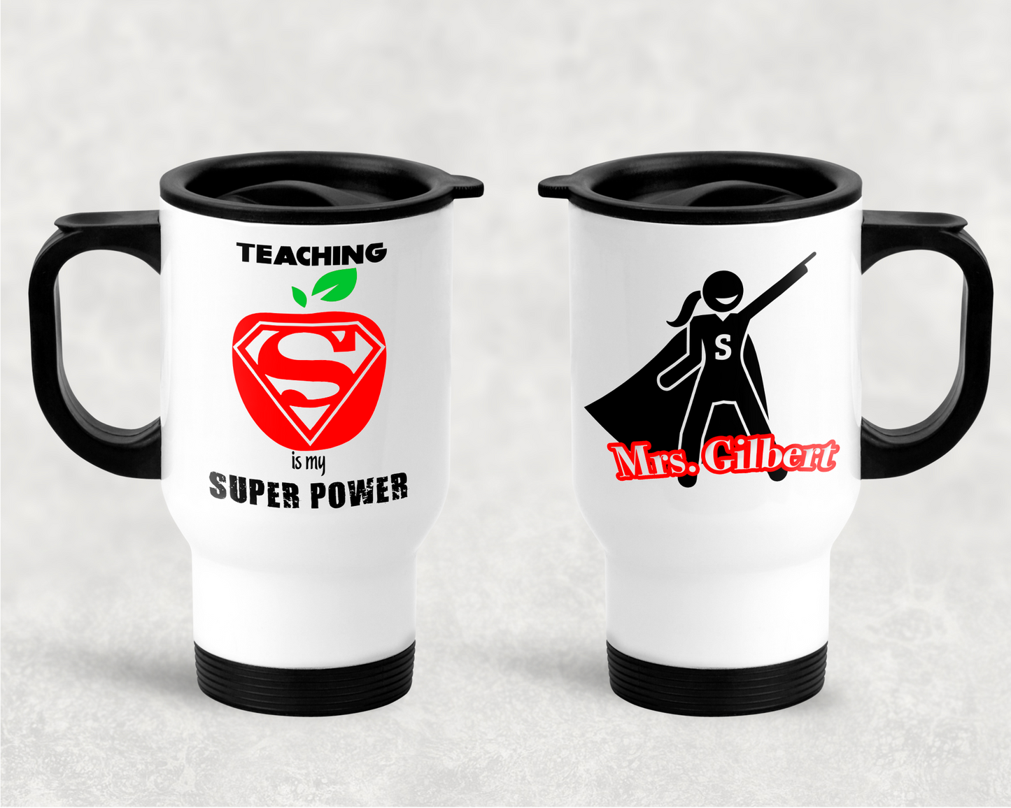 Super hero teacher mug