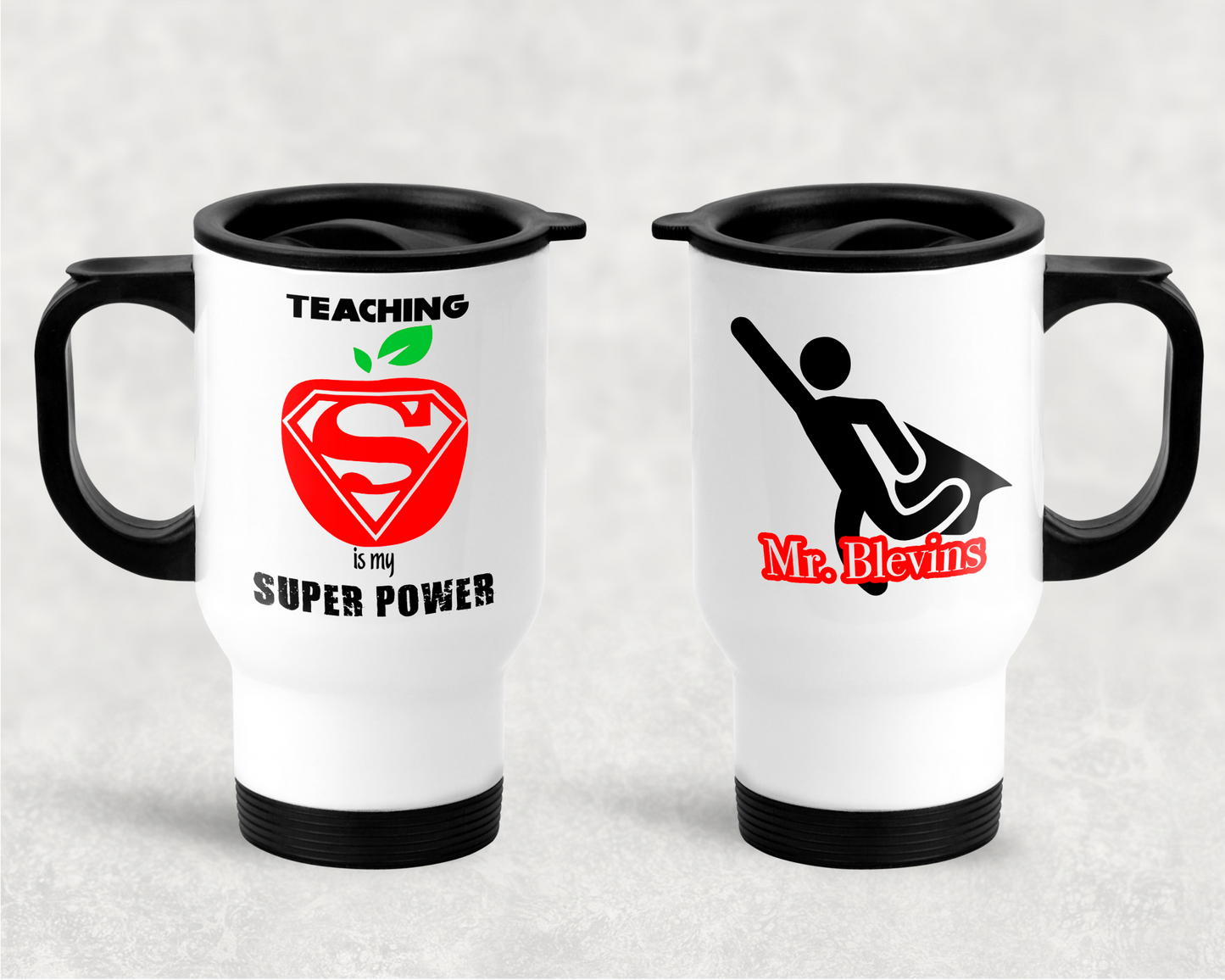 Super hero teacher mug