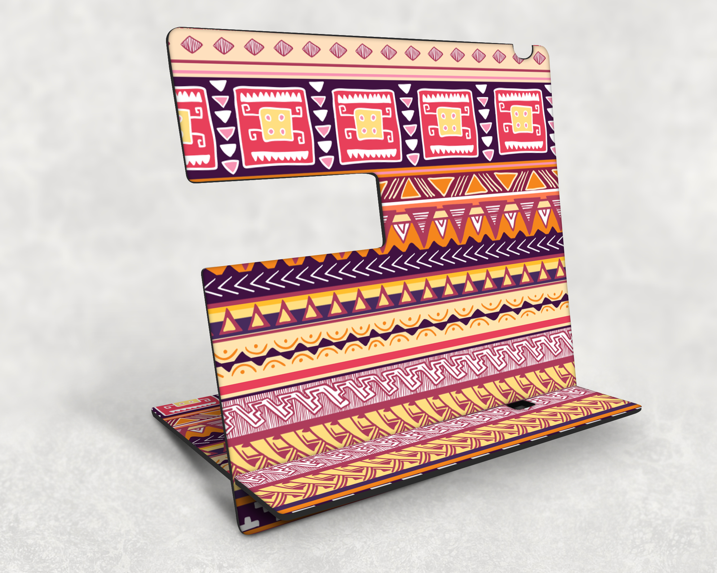 Tribal tablet stand/docking station