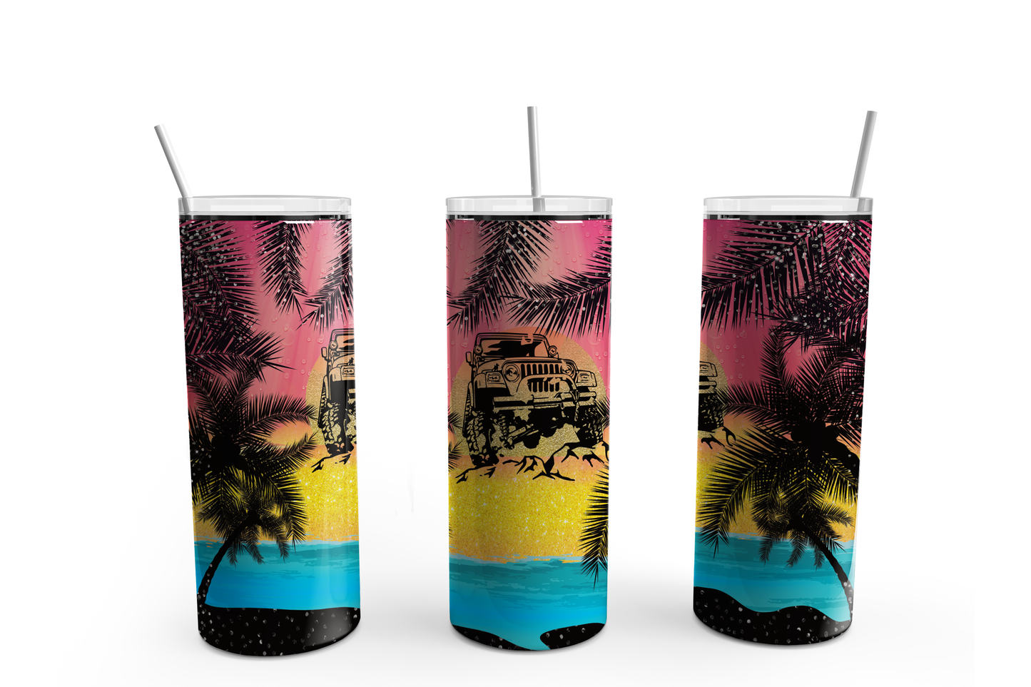 Tropical 20oz tumbler